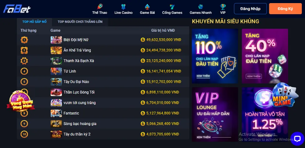 Casino trực tuyến 99vz code